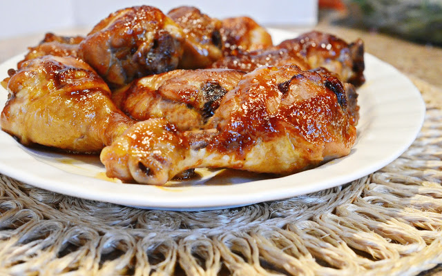 Caramelized chicken legs honey soy sauce baked easy edited