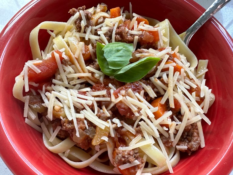Stanley Tucci Inspired 20Minute Fettuccini Bolognese The Engineered Mama